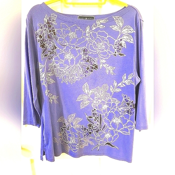 Karen Scott Vintage Top - Picture 1 of 4